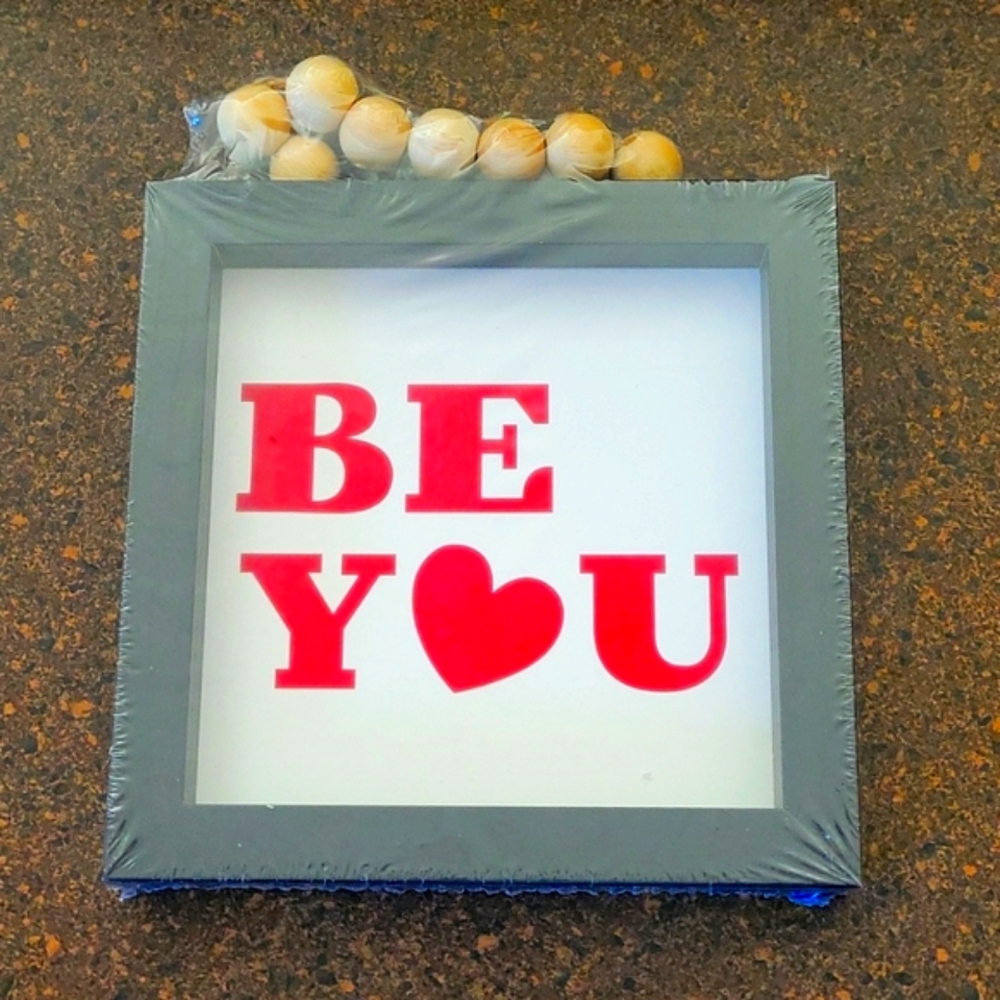 NEW 'Be You' Framed Home Decor